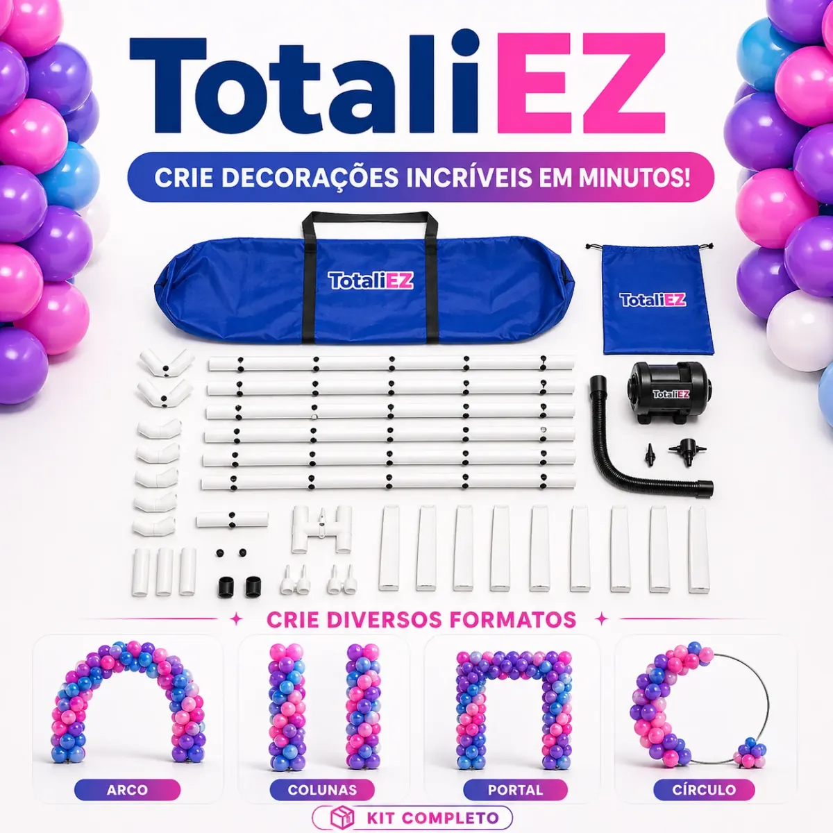 Totali EZ Estrutura Completa 60 Peças
